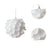 Crofta 10Pcs Christmas Balls Ornaments Charm Pendants for Holiday New Year Wedding Petals