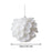 Crofta 10Pcs Christmas Balls Ornaments Charm Pendants for Holiday New Year Wedding Petals