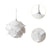 Crofta 10Pcs Christmas Balls Ornaments Charm Pendants for Holiday New Year Wedding Buds