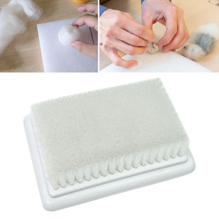 Crofta Wool Felt Base Brush Craft Brush Pad for Embellishing Workbench DIY Spinning Medium