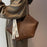 Crofta Women's Leather Tote Bag Stylish Shoulder Purse for Commuting Dating Working Coffee