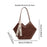 Crofta Women's Leather Tote Bag Stylish Shoulder Purse for Commuting Dating Working Coffee