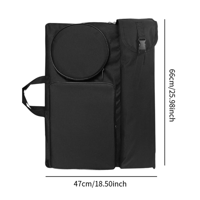 Crofta Art Portfolio Case Drawing Board Bag Portable Travel Oxford Cloth Sketch Bag Style B