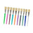 Crofta 10x Colorful Paint Brushes Set Painting Brushes for Adults Students Children