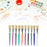 Crofta 10x Colorful Paint Brushes Set Painting Brushes for Adults Students Children