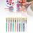 Crofta 10x Colorful Paint Brushes Set Painting Brushes for Adults Students Children