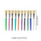 Crofta 10x Colorful Paint Brushes Set Painting Brushes for Adults Students Children