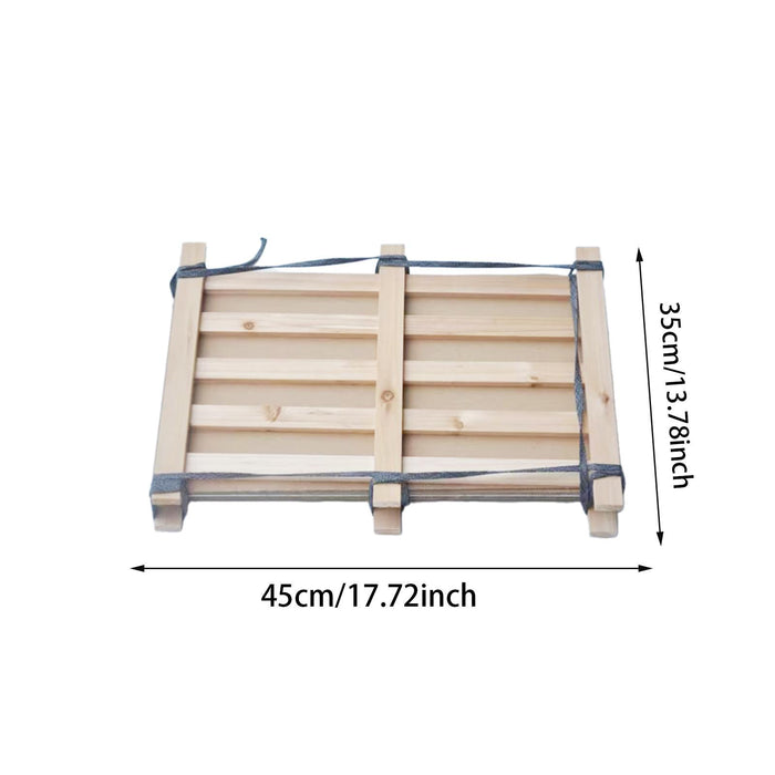 Crofta Wood Professional Plant Specimen Clip for Pressed Flowers Dried Leaf Teacher 45cmx35cm