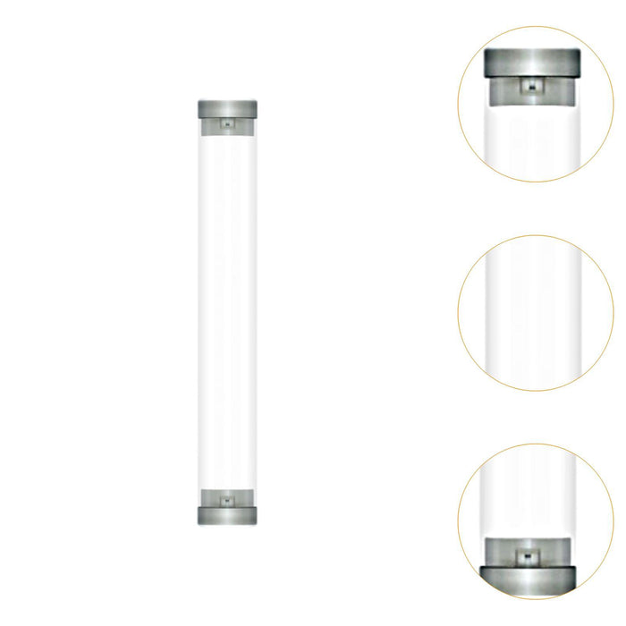 Crofta 10x Clear Pen Gift Box Empty Pen Holder Cylinder Tube for School Office Home