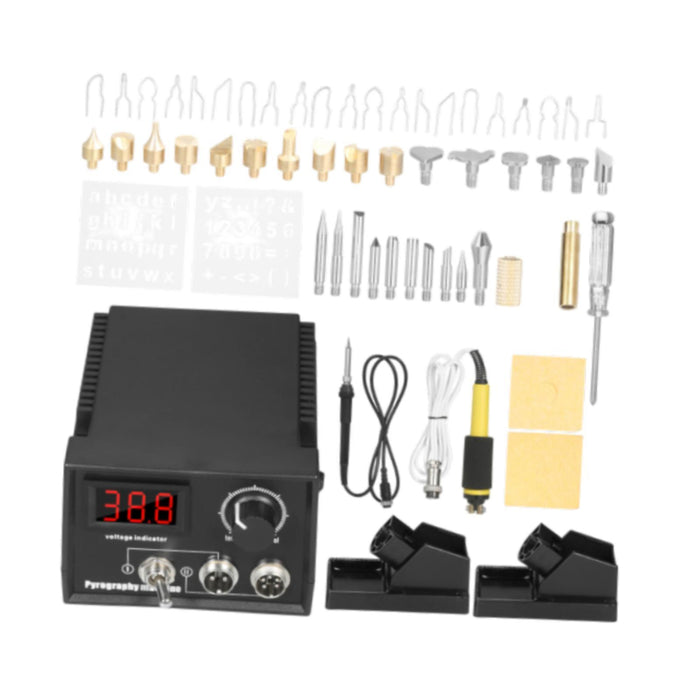 Crofta Wood Burning Kit Versatile Wood Burning Tool for Soldering Carving Embossing