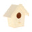 Crofta Wooden Bird House for Outside,Bird Nesting Box,Unfinished Paintable Style4