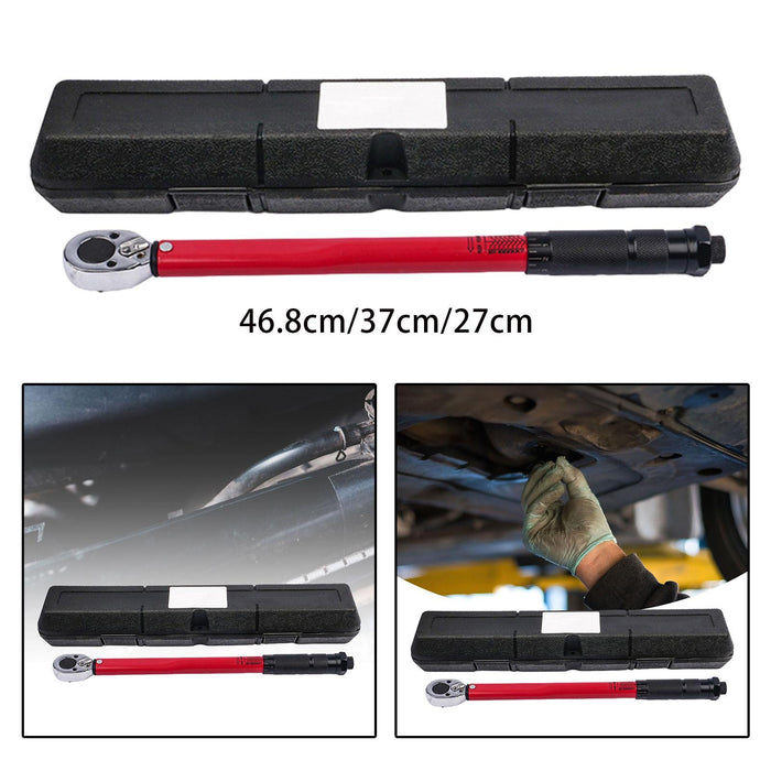 Crofta Torque Wrench with Box Lug Nut Torque Wrench for Household Automotive Repair 28 to 210Nm