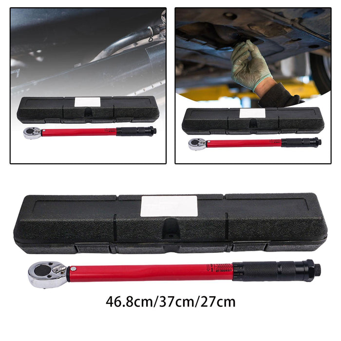 Crofta Torque Wrench with Box Lug Nut Torque Wrench for Household Automotive Repair 28 to 210Nm