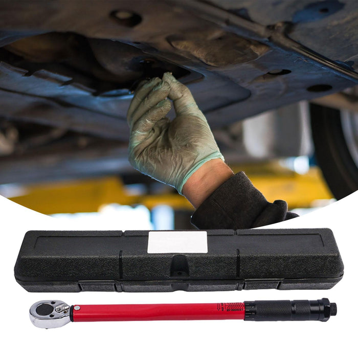 Crofta Torque Wrench with Box Lug Nut Torque Wrench for Household Automotive Repair 19 to 110Nm