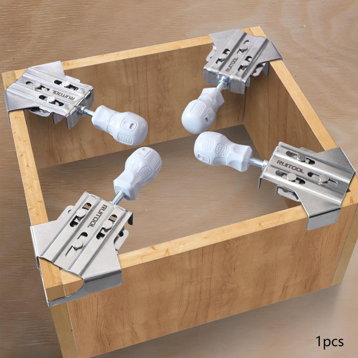 Crofta Woodworking 90 Right Angle Clamps Adjustable for Photo Frame Corner Splicing