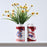 Crofta Soda Can Ceramic Flower Vase for Table Centerpiece Decorative Table Ornament Style B