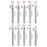 Crofta 10 Pieces Wood Carving Bit for Rotary Tools Versatile Model Making Engraving