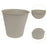 Crofta 2 Pieces Flower Buckets Sculpture Gift Flower Pots for Garden Desktop Office White