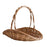 Crofta Woven Basket Fruit Basket Portable Pastoral Basket for Park Countryside Trip 30cmx24cmx25cm