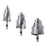 Crofta 3Pcs Ppr Lifting Stepped Drills Easy Installation Water Pipe Connection Tool