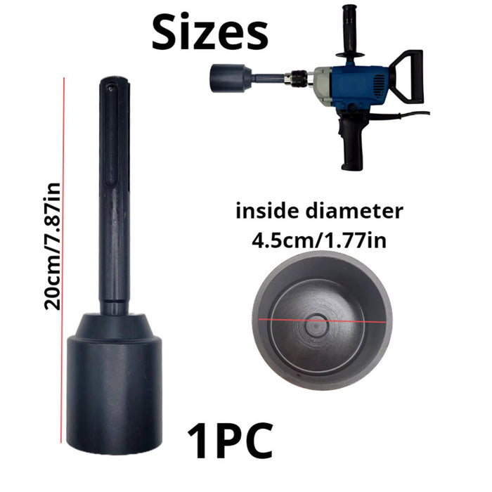 Crofta Ground Rod Driver Bit Professional Sturdy High Performance Drill Ground Rods Bottom Dia 45 mm