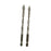 Crofta 2Pcs Four Flute Sawtooth Eccentric Drill Bits Sturdy for Brick Ceramic Glass