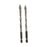 Crofta 2Pcs Four Flute Sawtooth Eccentric Drill Bits Sturdy for Brick Ceramic Glass