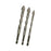 Crofta 3Pcs Four Flute Sawtooth Eccentric Drill Bits Home Drill Bits for Brick Tile