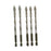 Crofta 5Pcs Four Flute Sawtooth Eccentric Drill Bits Sturdy for Glass Metal Ceramic