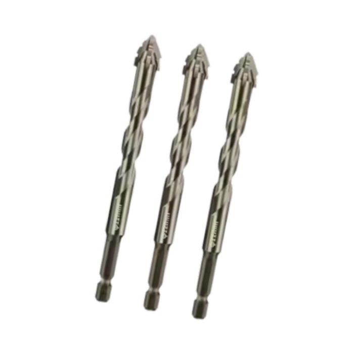 Crofta 3x Four Flute Sawtooth Eccentric Drill Bits Skewed Head Eccentric Drill Bits 12mm