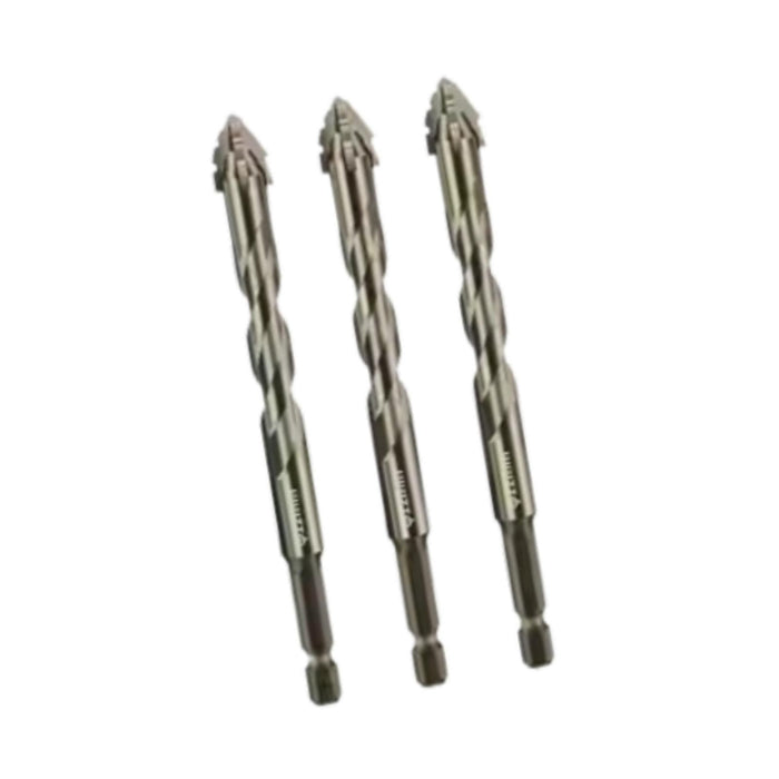 Crofta 3x Four Flute Sawtooth Eccentric Drill Bits Skewed Head Eccentric Drill Bits 12mm