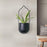 Crofta Hanging Flower Basket Decorative Floral Container for Patio Home Living Room