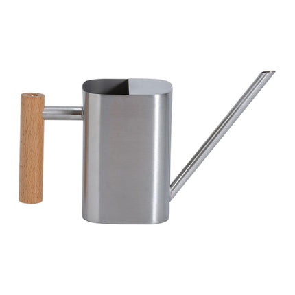 Crofta Watering Can 500ml Stainless Steel with Long Mouth for Outdoor Garden Flower Silver