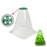 Crofta 12x Plant Bell Covers Winter Vegetable Greenhouse from Animal Garden Cloches Clear with Lids