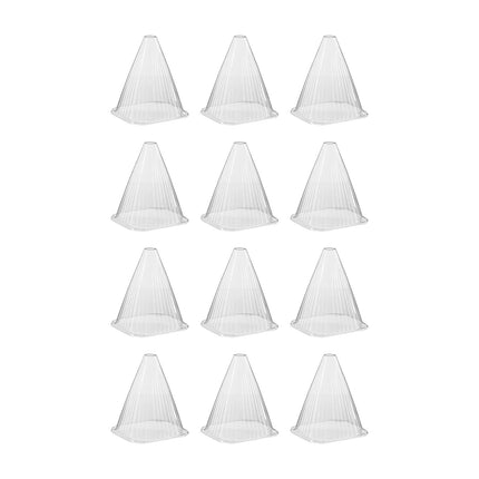 Crofta 12x Plant Bell Covers Winter Vegetable Greenhouse from Animal Garden Cloches Clear without Lids