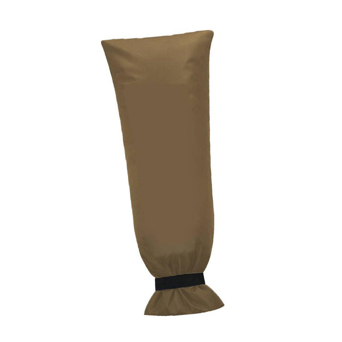 Crofta Winter Outside Faucet Cover Sock Sturdy Accessories Thermal Insulation Layer 51 x 20 cm Khaki