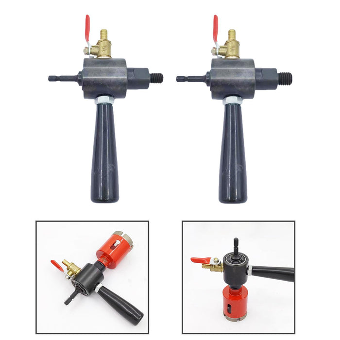 Crofta Electric Drill Water Drilling Tool Easy to Use Drill Head Adapter Spare Part M10