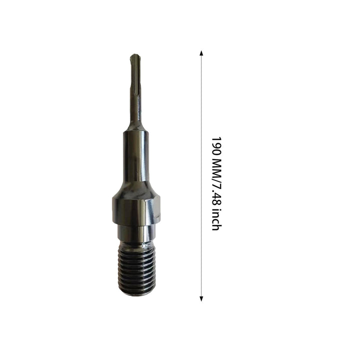 Crofta Drill Connecting Rod 190mm Chrome Steel Sturdy for Cement Conversion Rod Style A