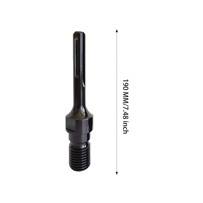 Crofta Drill Connecting Rod 190mm Chrome Steel Sturdy for Cement Conversion Rod Style B