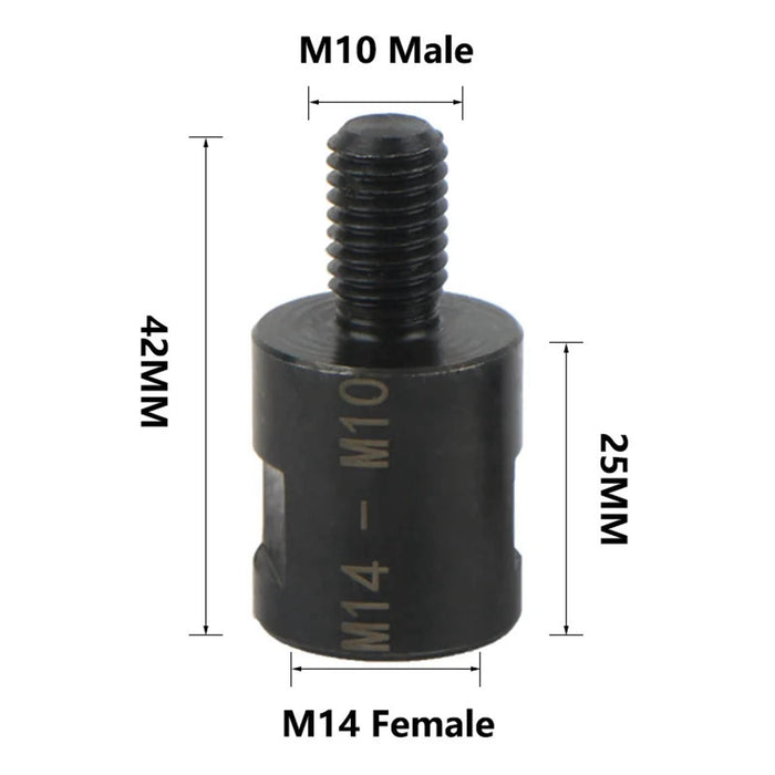 Crofta M10 Male Thread Adapter for Angle Grinder Accessory Hardware Parts Converter