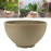 Crofta Garden Bowl Planter Bonsai Water Plant Pot for Garden Outdoor Indoor Balcony 30cm Earthy Yellow