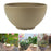 Crofta Garden Bowl Planter Bonsai Water Plant Pot for Garden Outdoor Indoor Balcony 30cm Earthy Yellow