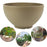 Crofta Garden Bowl Planter Bonsai Water Plant Pot for Garden Outdoor Indoor Balcony 30cm Earthy Yellow