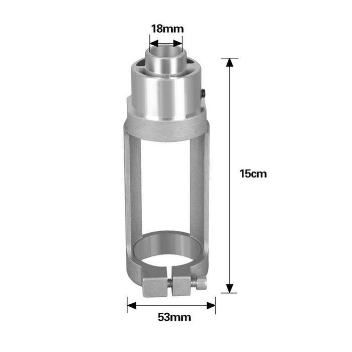 Crofta Square Hole Drill Bit Adapter Sturdy Practical Hand Electric Drill Accessory