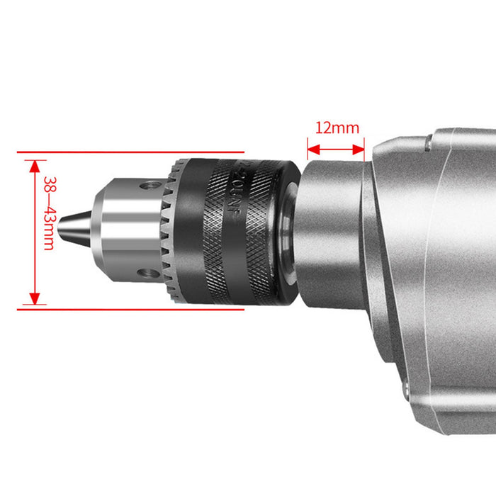 Crofta Square Hole Drill Bit Adapter Sturdy Practical Hand Electric Drill Accessory