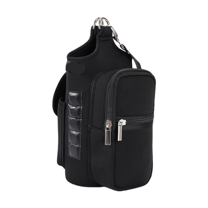 Crofta Sport Water Bottle Carrier Bag Sports Gear Organizer for Yoga Work Men Women