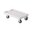 Crofta Pallet Trolley Accessories Planter Stand with Wheel for Home Office Backyard white