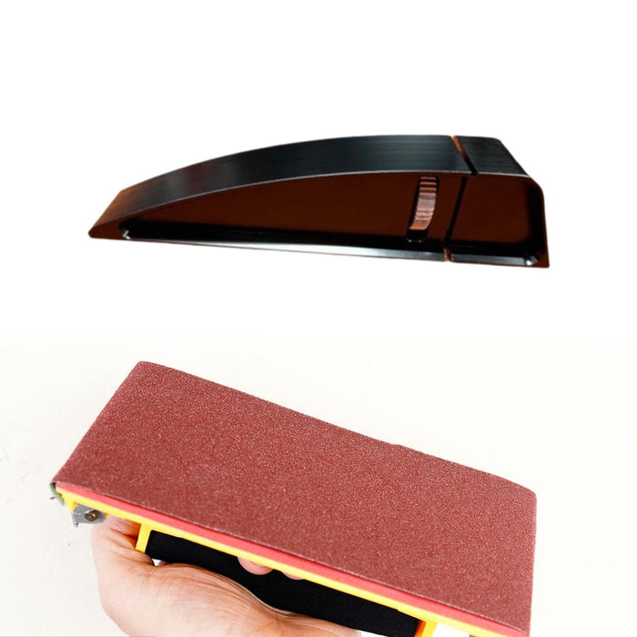 Crofta Sand Paper Rack Ergonomic Manual Hand Sanding Block for Metal Sanding Drywall