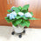 Crofta Plant Stand Quiet Planter Trolley Black Flower Pot Tray for Deck Vase Garden