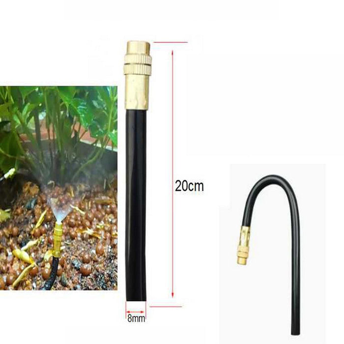 Crofta Misting System Self Watering System Greenhouse Farm Automatic Irrigation Kit 5m PE Hose